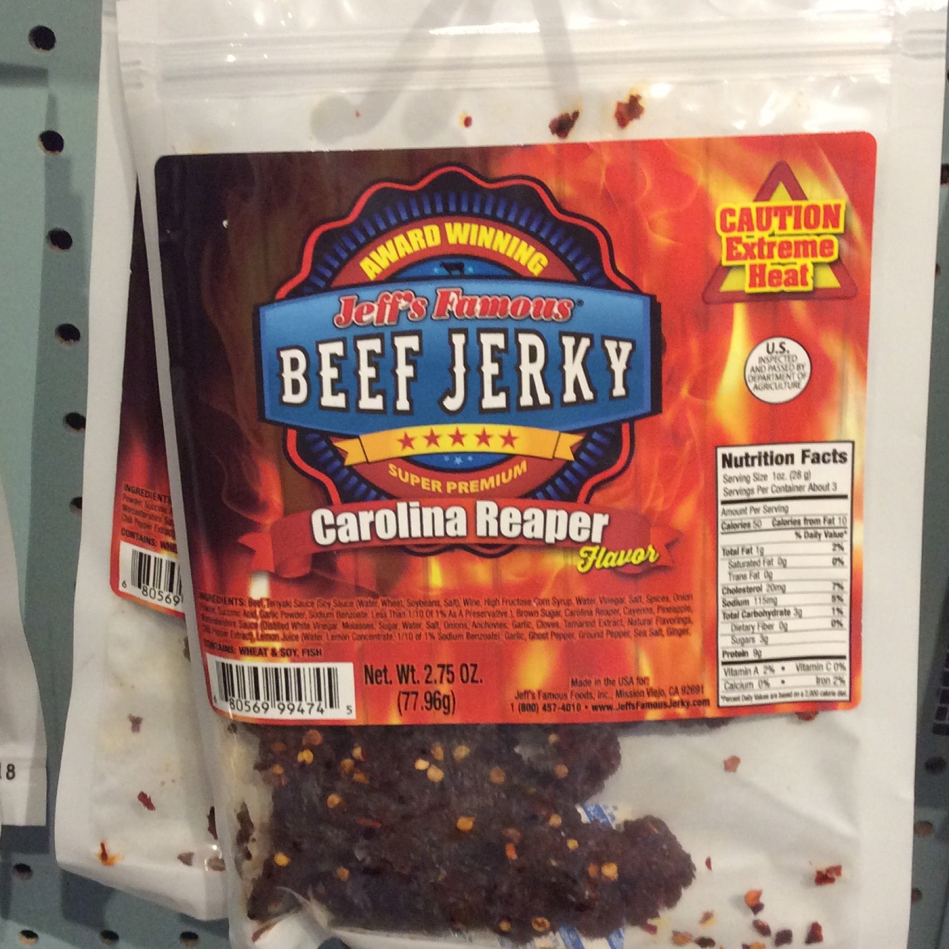 Carolina Reaper Shop Jerky